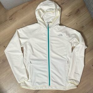 The North Face Apex Rain Shell Jacket.‎ White. Large. Signs of Wear.